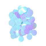 Maxbell Pack of 130PCS Shiny Round Loose Sequins Paillettes Sewing Craft Jewelry Making Costume DIY Home Decor Ornaments 16mm Blue