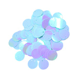 Maxbell Pack of 130PCS Shiny Round Loose Sequins Paillettes Sewing Craft Jewelry Making Costume DIY Home Decor Ornaments 16mm Blue