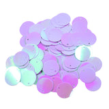 Maxbell Pack of 130PCS Shiny Round Loose Sequins Paillettes Sewing Craft Jewelry Making Costume DIY Home Decor Ornaments 16mm Light Purple