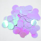 Maxbell Pack of 130PCS Shiny Round Loose Sequins Paillettes Sewing Craft Jewelry Making Costume DIY Home Decor Ornaments 16mm Light Purple