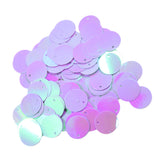 Maxbell Pack of 130PCS Shiny Round Loose Sequins Paillettes Sewing Craft Jewelry Making Costume DIY Home Decor Ornaments 16mm Light Purple