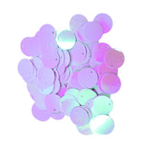 Maxbell Pack of 130PCS Shiny Round Loose Sequins Paillettes Sewing Craft Jewelry Making Costume DIY Home Decor Ornaments 16mm Light Purple