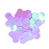 Maxbell Pack of 130PCS Shiny Round Loose Sequins Paillettes Sewing Craft Jewelry Making Costume DIY Home Decor Ornaments 16mm Light Purple