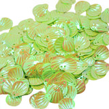 Maxbell 15mm Shiny Loose Sequins Sewing Paillette DIY Jewelry Bracelet Earrings Necklace DIY Wedding Craft Pack of 180PCS Green