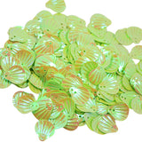 Maxbell 15mm Shiny Loose Sequins Sewing Paillette DIY Jewelry Bracelet Earrings Necklace DIY Wedding Craft Pack of 180PCS Green