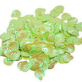 Maxbell 15mm Shiny Loose Sequins Sewing Paillette DIY Jewelry Bracelet Earrings Necklace DIY Wedding Craft Pack of 180PCS Green