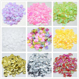 Maxbell 15mm Shiny Loose Sequins Sewing Paillette DIY Jewelry Bracelet Earrings Necklace DIY Wedding Craft Pack of 180PCS White