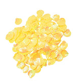 Maxbell 15mm Shiny Loose Sequins Sewing Paillette DIY Jewelry Bracelet Earrings Necklace DIY Wedding Craft Pack of 180PCS Yellow