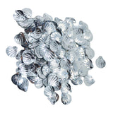 Maxbell 15mm Shiny Loose Sequins Sewing Paillette DIY Jewelry Bracelet Earrings Necklace DIY Wedding Craft Pack of 180PCS Silver