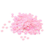 Maxbell 7mm Round Cupped Loose Sequins Sewing Craft Hat Wedding Dress Costume DIY Embellishment Pack of 400PCS Pink