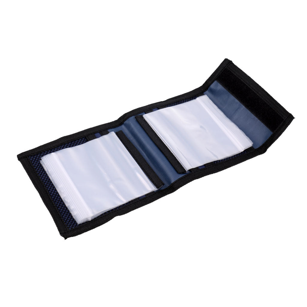 Maxbell High Grade 12 Clear Pockets Leader Sock Leader Wallet Fly Fishing Tapered Leader, Tippet Case