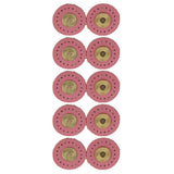 Maxbell 5 Sets Magnetic Buttons Clasp Snap For Sewing Craft Purse Bag Clothes Scrapbooking DIY Embellishments Pink