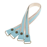 Maxbell Pack of 2PCS PU Leather Replacement Strap for Women Ladies Purse Handbag Accessories Sky Blue