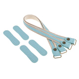 Maxbell Pack of 2PCS PU Leather Replacement Strap for Women Ladies Purse Handbag Accessories Sky Blue