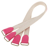 Maxbell Pack of 2PCS PU Leather Replacement Strap for Women Ladies Purse Handbag Accessories Fuchsia