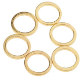 Maxbell Pack of 20PCS Brass Copper Circle For Jewelry Necklace Earrings Making Craft Projects DIY Gold