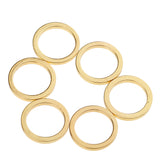 Maxbell Pack of 20PCS Brass Copper Circle For Jewelry Necklace Earrings Making Craft Projects DIY Gold