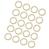 Maxbell Pack of 20PCS Brass Copper Circle For Jewelry Necklace Earrings Making Craft Projects DIY Antique Brass