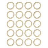 Maxbell Pack of 20PCS Brass Copper Circle For Jewelry Necklace Earrings Making Craft Projects DIY Antique Brass