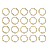 Maxbell Pack of 20PCS Brass Copper Circle For Jewelry Necklace Earrings Making Craft Projects DIY Antique Brass