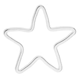 Maxbell Pack of 20PCS Alloy Star Shape Findings For Jewelry Necklace Earrings Making DIY Craft Supplies Silver