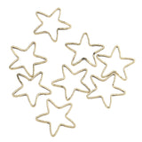 Maxbell Pack of 20PCS Alloy Star Shape Findings For Jewelry Necklace Earrings Making DIY Craft Supplies Bronze