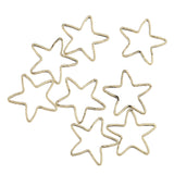 Maxbell Pack of 20PCS Alloy Star Shape Findings For Jewelry Necklace Earrings Making DIY Craft Supplies Bronze