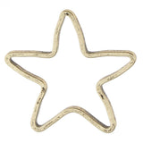 Maxbell Pack of 20PCS Alloy Star Shape Findings For Jewelry Necklace Earrings Making DIY Craft Supplies Bronze