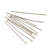 Maxbell Pack of 500PCS T Shape Needles Flat Head Pins For Beading Crafts Jewelry Necklace Earrings Bracelet Making 32mm