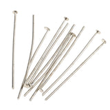 Maxbell Pack of 500PCS T Shape Needles Flat Head Pins For Beading Crafts Jewelry Necklace Earrings Bracelet Making 32mm