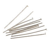 Maxbell Pack of 500PCS T Shape Needles Flat Head Pins For Beading Crafts Jewelry Necklace Earrings Bracelet Making 32mm