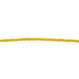 Maxbell 6mm Faceted Jade Round Gemstone Beads For Jewelry Bracelet Necklace Making Accessory 15.5'' Yellow