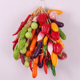 Maxbell Pack of 5PCS Artificial Fruits Vegetables Strings Farm Kitchen Hanging Decor Photography Studio Background Hanging Ornaments #1