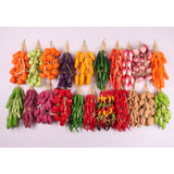 Maxbell Pack of 5PCS Artificial Fruits Vegetables Strings Farm Kitchen Hanging Decor Photography Studio Background Hanging Ornaments #1