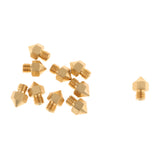 Maxbell Pack of 10  3D Printer Extruder Brass Nozzle Print Head For Mk8 Parts 0.2mm