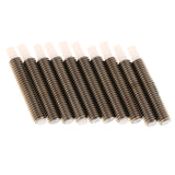 Maxbell 10Pieces 3D V6 Throat Hotend Stainless Steel Remote Feeding Teflon Tube 30mm