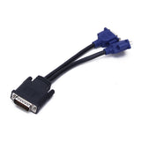 Maxbell Portable DMS-59 to Dual VGA Cable Cord Connector Compatible FOR DELL SONY COMPAQ  HP  Consumer Electronics Supplies