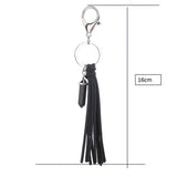 Maxbell Fashionable Tassel Charms Key Charm Pendant Keychain Keyring Keyfob Phone Handbag Car Hanging Decoration Ornaments Gift Black