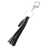 Maxbell Fashionable Tassel Charms Key Charm Pendant Keychain Keyring Keyfob Phone Handbag Car Hanging Decoration Ornaments Gift Black