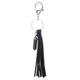 Maxbell Fashionable Tassel Charms Key Charm Pendant Keychain Keyring Keyfob Phone Handbag Car Hanging Decoration Ornaments Gift Black