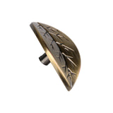 Maxbell Vintage Bronze Leaf Shaped Cabinet Wardrobe Door Drawer Bin Handle Pull Knob