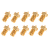 Maxbell 10Packs Mini 0.4mm Extruder Nozzle Print Head for 1.75mm Filament 3D Printer