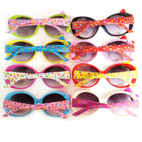 Maxbell Dot Bowknot Decoration Fun Sunglasses Gift for Kids - Blue Frame