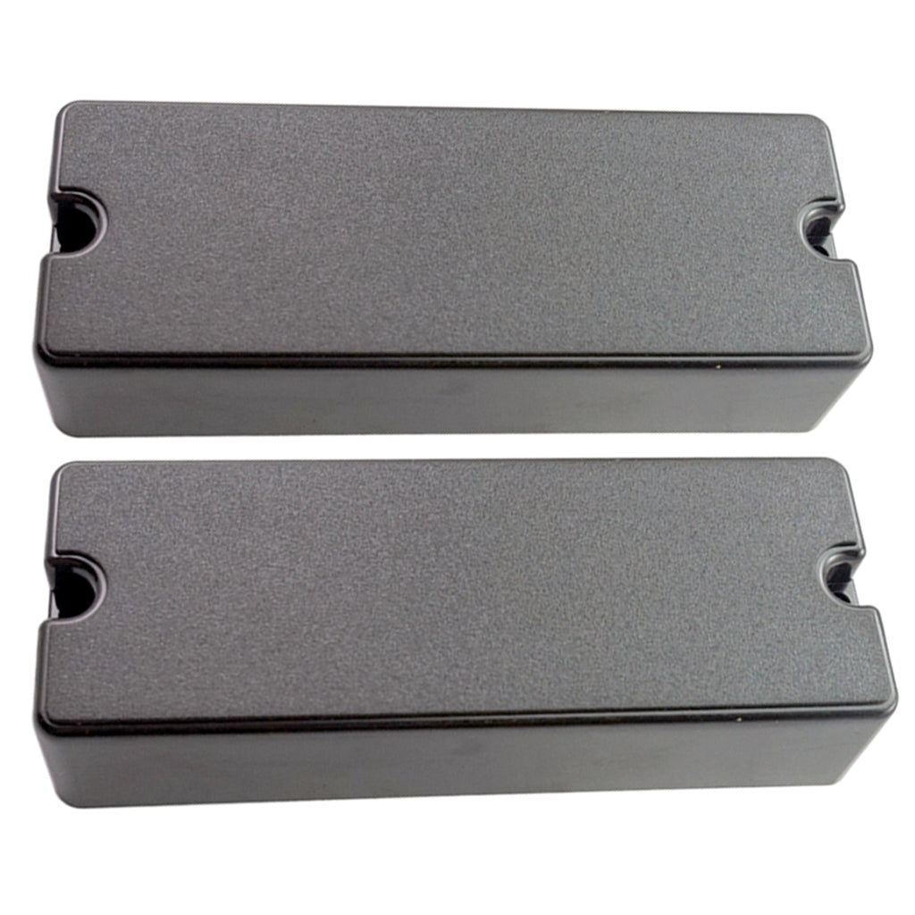 Maxbell 2x Closed Seal Type Humbucker Pickup Cover for 5 String Electric Bass 2 Hole