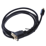 Maxbell 1.8M Mini DisplayPort DP To VGA Male Adapter TV AV Cable For Macbook Air Pro