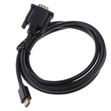 Maxbell 1.8M Mini DisplayPort DP To VGA Male Adapter TV AV Cable For Macbook Air Pro