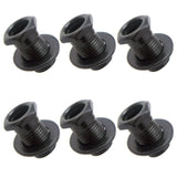 Maxbell 1 Set Iron Tuning Peg Tuning Key Bushing Washer Gasket for Electric/Wood/Acoustic Guitar Parts Black