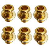 Maxbell 1 Set Iron Tuning Peg Tuning Key Bushing Washer Gasket for Electric/Wood/Acoustic Guitar Parts Gold