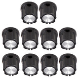 Maxbell 10 Pieces Black Fixing Volume Tone Knobs Buttons Cap for Electric Guitar Bass Replacement Parts