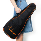 Maxbell 23'' 5mm Padded Ukulele Soft Case Gig Bag with Nylon Hand Strap for Soprano Concert Ukulele